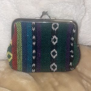 2/$10! Aztec Mixed Pattern Snap Closure Coin Purse/Wallet-BRAND NEW
